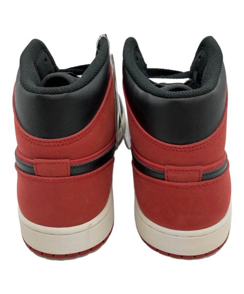 NIKE（ナイキ）NIKE (ナイキ) AIR JORDAN1 MID レッド×ブラック サイズ:SIZE 30cm 未使用品の古着・服飾アイテム