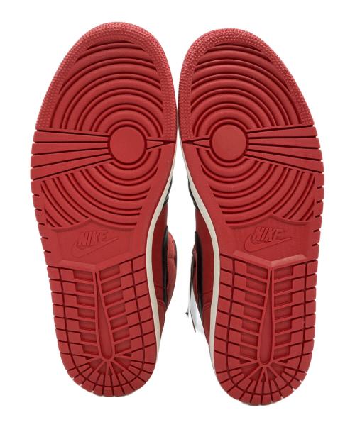 NIKE（ナイキ）NIKE (ナイキ) AIR JORDAN1 MID レッド×ブラック サイズ:SIZE 30cm 未使用品の古着・服飾アイテム