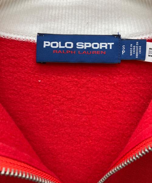 POLO SPORT（ポロスポーツ）POLO SPORT (ポロスポーツ) quarter zip RACING PULLOVER ホワイト サイズ:Sの古着・服飾アイテム