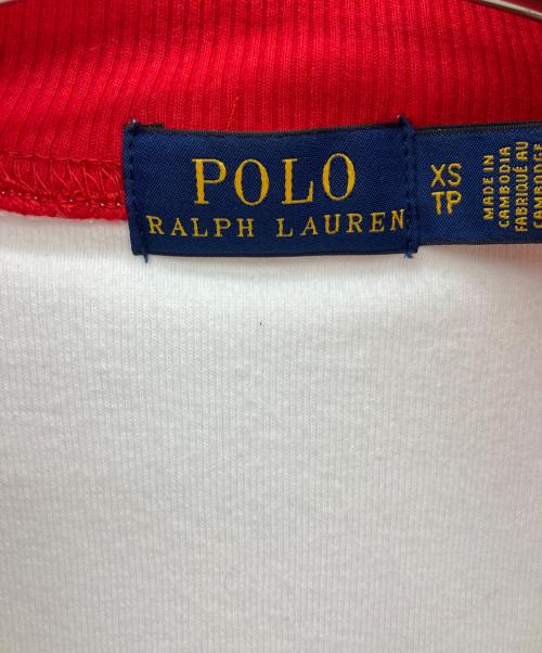 POLO RALPH LAUREN（ポロ・ラルフローレン）POLO RALPH LAUREN (ポロ・ラルフローレン) LOGO TERRY QUARTER-ZIP PULLOVER ホワイト サイズ:XSの古着・服飾アイテム