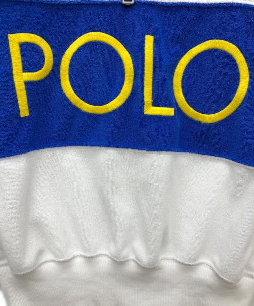 POLO RALPH LAUREN（ポロ・ラルフローレン）POLO RALPH LAUREN (ポロ・ラルフローレン) LOGO TERRY QUARTER-ZIP PULLOVER ホワイト サイズ:XSの古着・服飾アイテム