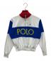 POLO RALPH LAUREN（ポロ・ラルフローレン）の古着「LOGO TERRY QUARTER-ZIP PULLOVER」｜ホワイト