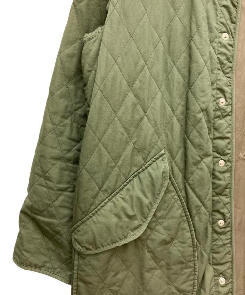 ORCIVAL（オーシバル）ORCIVAL (オーシバル) インサレーションキルトノーカラーコート カーキ サイズ:1の古着・服飾アイテム