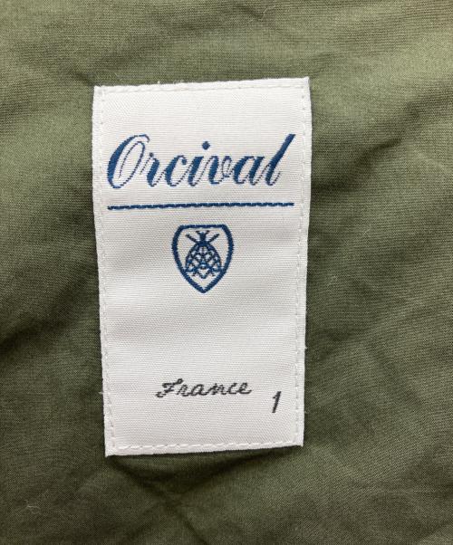 ORCIVAL（オーシバル）ORCIVAL (オーシバル) インサレーションキルトノーカラーコート カーキ サイズ:1の古着・服飾アイテム