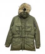 RLX RALPH LAURENアールエルエックスラルフローレン）の古着「ダウンジャケット」｜カーキ