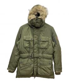 RLX RALPH LAUREN（アールエルエックスラルフローレン）の古着「ダウンジャケット」｜カーキ