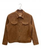LEVI'Sリーバイス）の古着「TYPE III スエード トラッカージャケット」｜ブラウン