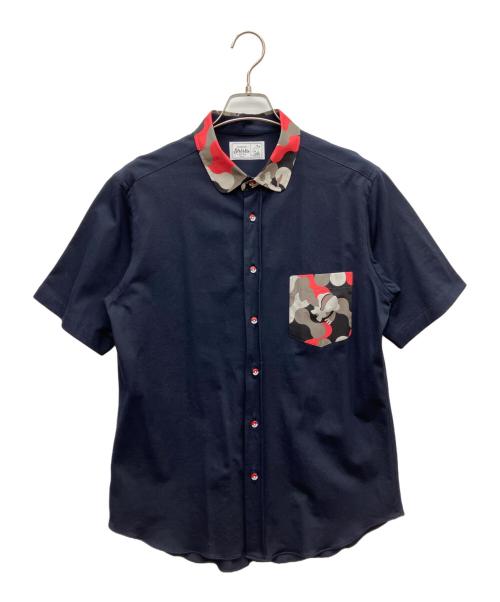 ORIGINAL STITCH（オリジナルスティッチ）ORIGINAL STITCH (オリジナルスティッチ) pokemon (ポケモン) 半袖シャツ ネイビー サイズ:不明の古着・服飾アイテム