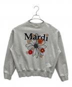 Mardi Mercrediマルディメクルディ）の古着「刺繍スウェット」｜グレー