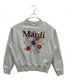 Mardi Mercredi（マルディメクルディ）の古着「刺繍スウェット」｜グレー