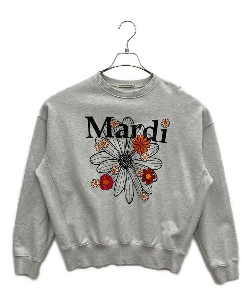 Mardi Mercredi（マルディメクルディ）Mardi Mercredi (マルディメクルディ) 刺繍スウェット グレー サイズ:ONE SIZEの古着・服飾アイテム