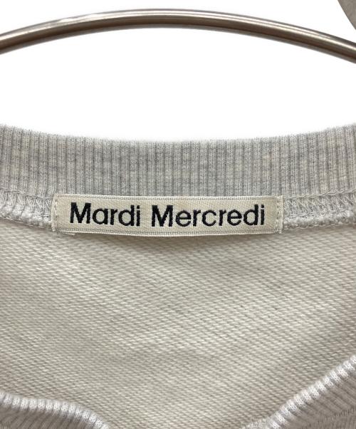 Mardi Mercredi（マルディメクルディ）Mardi Mercredi (マルディメクルディ) 刺繍スウェット グレー サイズ:ONE SIZEの古着・服飾アイテム