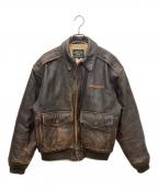 AVIREXアヴィレックス）の古着「A-2フライトジャケット」｜ブラウン