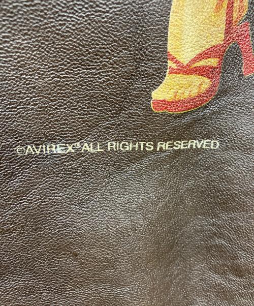 AVIREX（アヴィレックス）AVIREX (アヴィレックス) A-2フライトジャケット ブラウン サイズ:XSの古着・服飾アイテム