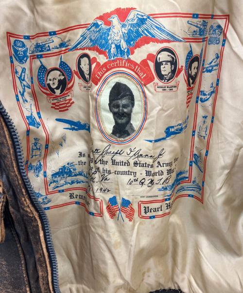 AVIREX（アヴィレックス）AVIREX (アヴィレックス) A-2フライトジャケット ブラウン サイズ:XSの古着・服飾アイテム