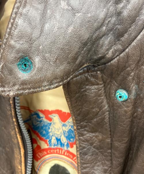 AVIREX（アヴィレックス）AVIREX (アヴィレックス) A-2フライトジャケット ブラウン サイズ:XSの古着・服飾アイテム