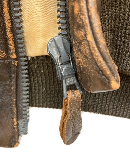 AVIREX（アヴィレックス）AVIREX (アヴィレックス) A-2フライトジャケット ブラウン サイズ:XSの古着・服飾アイテム