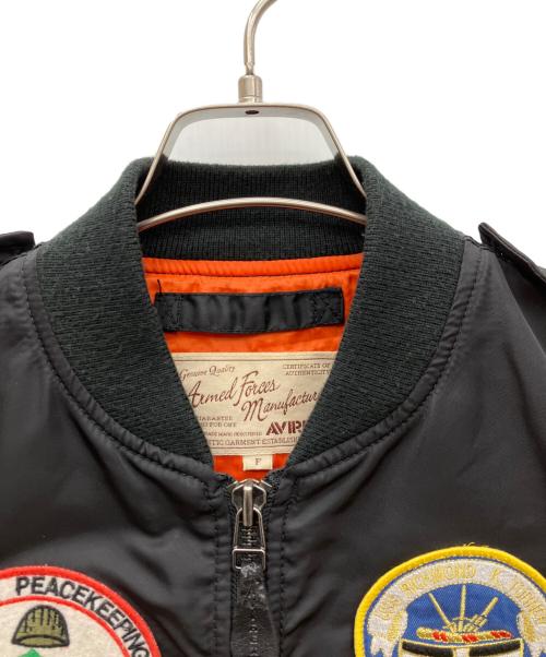 AVIREX（アヴィレックス）AVIREX (アヴィレックス) MA-1ジャケット ブラック サイズ:SIZE Freeの古着・服飾アイテム