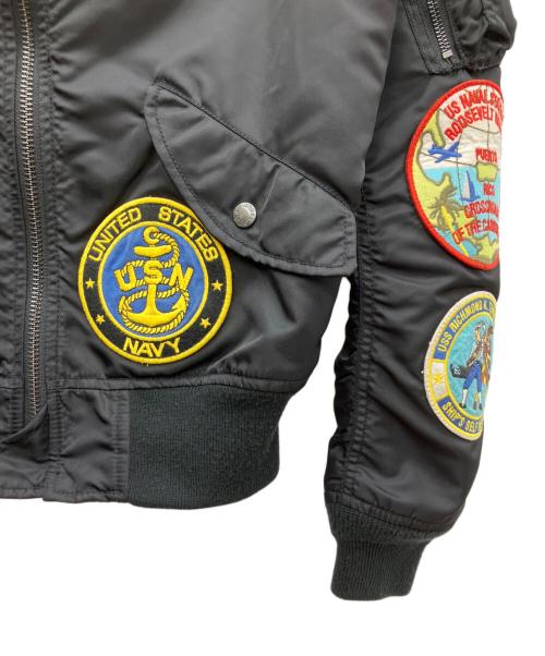 AVIREX（アヴィレックス）AVIREX (アヴィレックス) MA-1ジャケット ブラック サイズ:SIZE Freeの古着・服飾アイテム