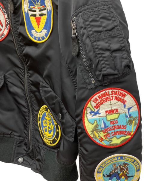 AVIREX（アヴィレックス）AVIREX (アヴィレックス) MA-1ジャケット ブラック サイズ:SIZE Freeの古着・服飾アイテム