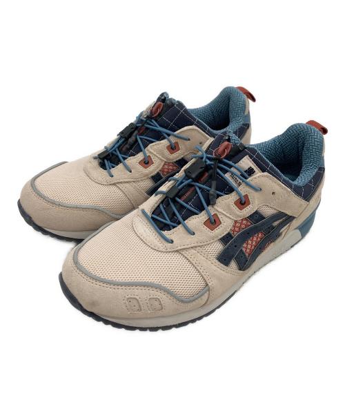 asics（アシックス）asics (アシックス) KEBOZ (ケボズ) MITA SNEAKARS Gel-Lyte3 アイボリー×ブルー サイズ:27cmの古着・服飾アイテム