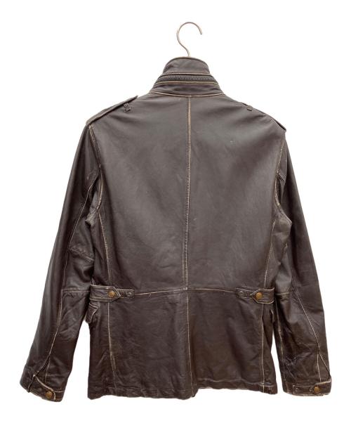 AVIREX（アヴィレックス）AVIREX (アヴィレックス) レザージャケット ブラック サイズ:Lの古着・服飾アイテム