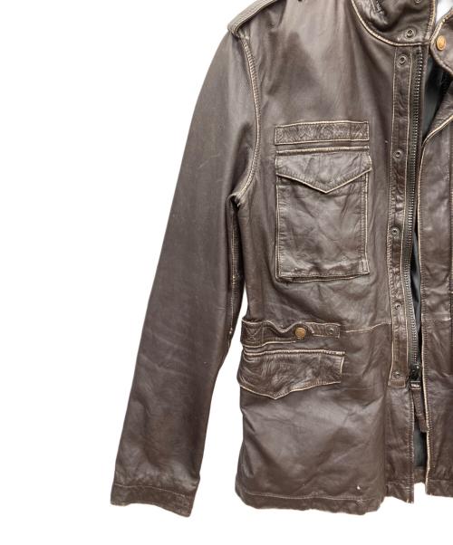 AVIREX（アヴィレックス）AVIREX (アヴィレックス) レザージャケット ブラック サイズ:Lの古着・服飾アイテム