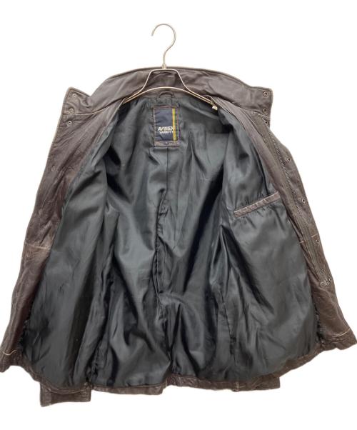AVIREX（アヴィレックス）AVIREX (アヴィレックス) レザージャケット ブラック サイズ:Lの古着・服飾アイテム