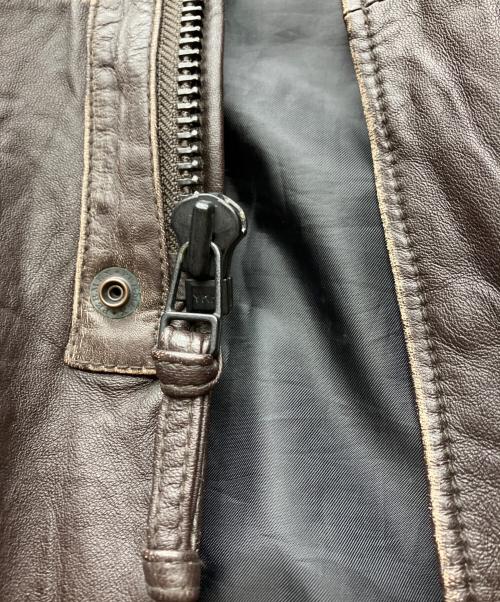 AVIREX（アヴィレックス）AVIREX (アヴィレックス) レザージャケット ブラック サイズ:Lの古着・服飾アイテム