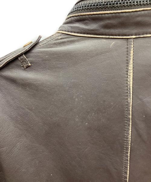 AVIREX（アヴィレックス）AVIREX (アヴィレックス) レザージャケット ブラック サイズ:Lの古着・服飾アイテム