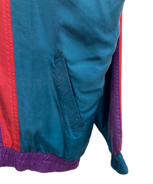 SUPERSILK（スーパーシルク）SUPERSILK (スーパーシルク) シルクジャケット ネイビー×パープル サイズ:SIZE Mの古着・服飾アイテム