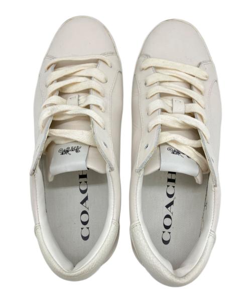 COACH（コーチ）COACH (コーチ) ローカットスニーカー ホワイト サイズ:25.5cmの古着・服飾アイテム