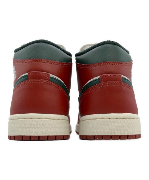 NIKE（ナイキ）NIKE (ナイキ) AIR JORDAN 1 MID レッド×ホワイト サイズ:28cmの古着・服飾アイテム