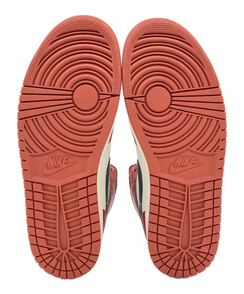 NIKE（ナイキ）NIKE (ナイキ) AIR JORDAN 1 MID レッド×ホワイト サイズ:28cmの古着・服飾アイテム