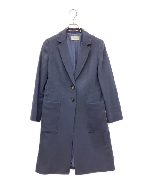 Calvin Klein（カルバンクライン）Calvin Klein (カルバンクライン) チェスターコート ネイビー サイズ:SIZE Lの古着・服飾アイテム