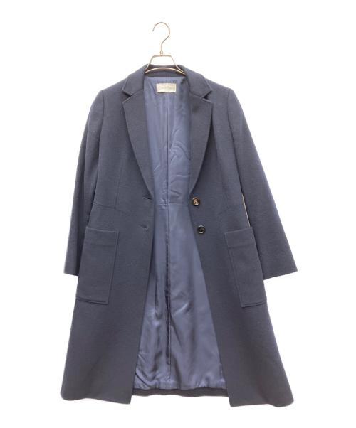 Calvin Klein（カルバンクライン）Calvin Klein (カルバンクライン) チェスターコート ネイビー サイズ:SIZE Lの古着・服飾アイテム