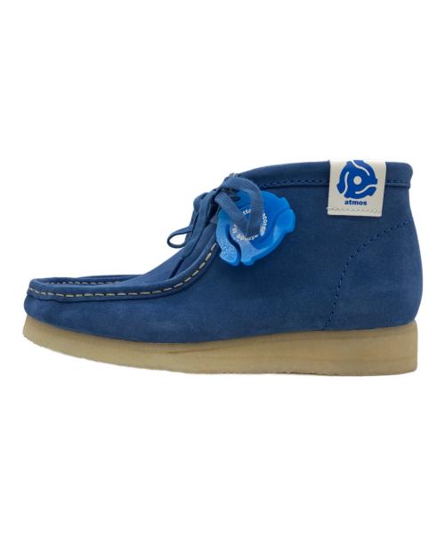 CLARKS（クラークス）CLARKS (クラークス) Manhattan Records (マンハッタンレコード) ATMOS (アトモス) Blue Suede ワラビーシューズ ブルー サイズ:26.5cm 未使用品の古着・服飾アイテム