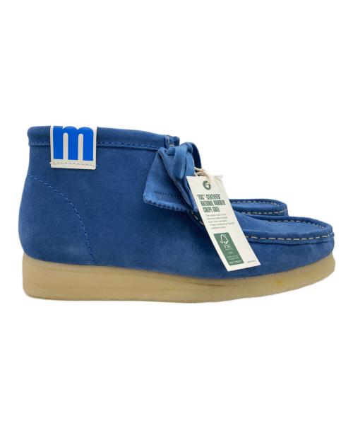 CLARKS（クラークス）CLARKS (クラークス) Manhattan Records (マンハッタンレコード) ATMOS (アトモス) Blue Suede ワラビーシューズ ブルー サイズ:26.5cm 未使用品の古着・服飾アイテム