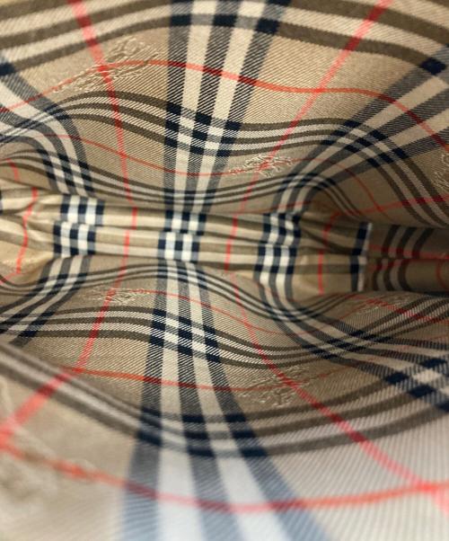 BURBERRY（バーバリー）BURBERRY (バーバリー) ハンドバッグ ブラウンの古着・服飾アイテム