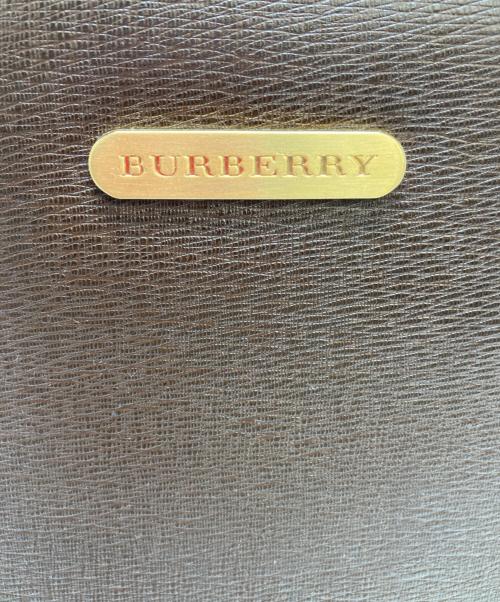 BURBERRY（バーバリー）BURBERRY (バーバリー) ハンドバッグ ブラウンの古着・服飾アイテム