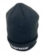 SUPREME×New Eraシュプリーム×ニューエラ）の古着「Box Logo Beanie」｜ブラック