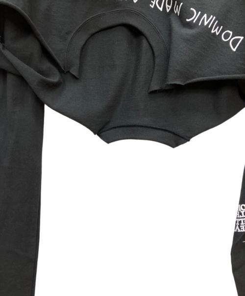 DAIRIKU（ダイリク）DAIRIKU (ダイリク) Upside down Long Sleeve Tee ブラック サイズ:Mの古着・服飾アイテム