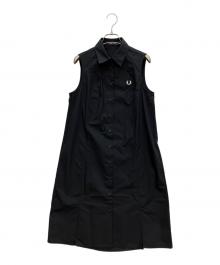 FRED PERRY（フレッドペリー）の古着「ノースリーブ・キャミソールワンピース」｜ブラック