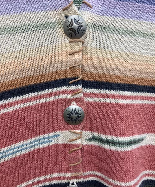 RALPH LAUREN COUNTRY（ラルフローレンカントリー）RALPH LAUREN COUNTRY (ラルフローレンカントリー) 薄手カーディガン グリーン サイズ:Mの古着・服飾アイテム