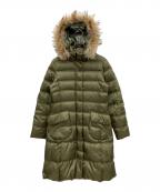 AIGLEエーグル）の古着「ダウンコート」｜カーキ