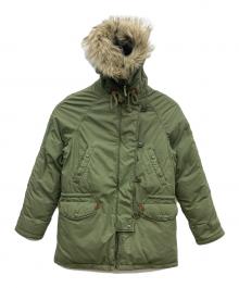 Denim & Supply Ralph Lauren（デニム＆サプライ ラルフローレン）の古着「ダウンジャケット」｜カーキ
