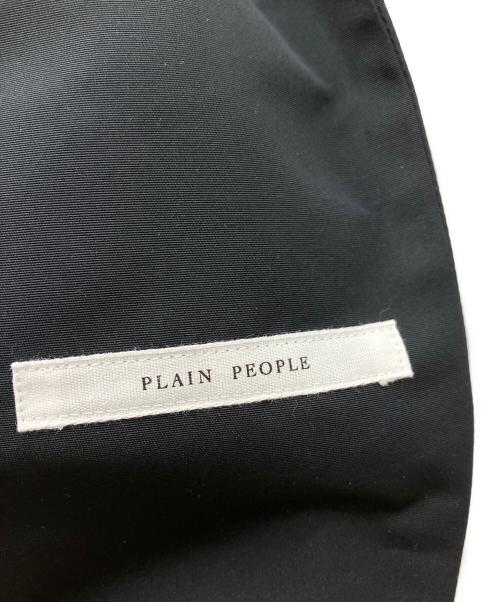 PLAIN PEOPLE（プレインピープル）PLAIN PEOPLE (プレインピープル) ジャケット ブラック サイズ:9 未使用品の古着・服飾アイテム