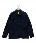 F.O.B FACTORYエフオービー ファクトリー）の古着「フレンチモールスキンジャケット」｜ネイビー