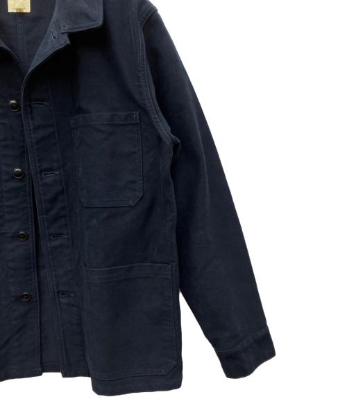 F.O.B FACTORY（エフオービー ファクトリー）F.O.B FACTORY (エフオービー ファクトリー) フレンチモールスキンジャケット ネイビー サイズ:Mの古着・服飾アイテム