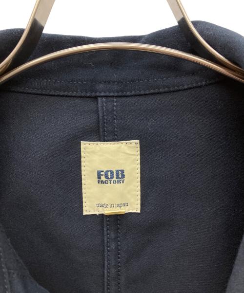 F.O.B FACTORY（エフオービー ファクトリー）F.O.B FACTORY (エフオービー ファクトリー) フレンチモールスキンジャケット ネイビー サイズ:Mの古着・服飾アイテム